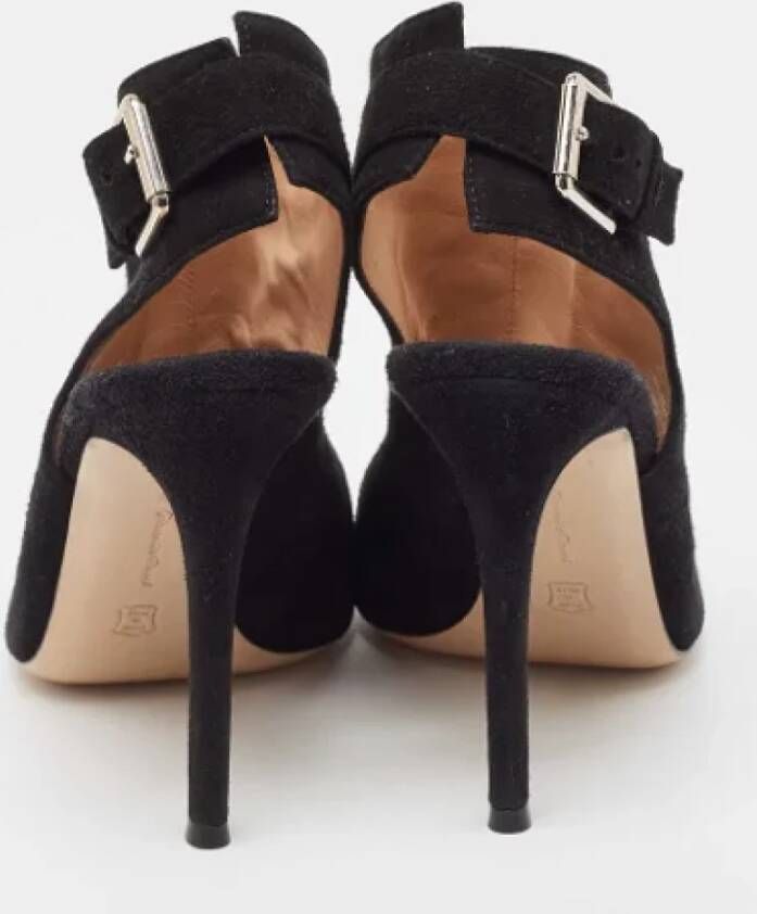 Gianvito Rossi Pre-owned Suede sandals Black Dames