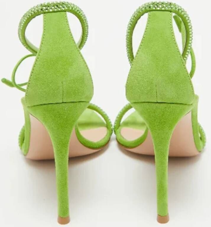 Gianvito Rossi Pre-owned Suede sandals Green Dames