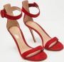 Gianvito Rossi Pre-owned Suede sandals Red Dames - Thumbnail 3