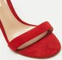 Gianvito Rossi Pre-owned Suede sandals Red Dames - Thumbnail 6