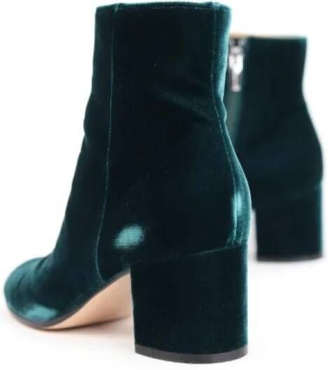 Gianvito Rossi Pre-owned Velvet boots Green Dames