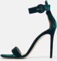 Gianvito Rossi Pre-owned Velvet sandals Green Dames - Thumbnail 2