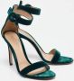 Gianvito Rossi Pre-owned Velvet sandals Green Dames - Thumbnail 4