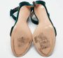 Gianvito Rossi Pre-owned Velvet sandals Green Dames - Thumbnail 6