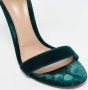 Gianvito Rossi Pre-owned Velvet sandals Green Dames - Thumbnail 7