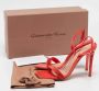 Gianvito Rossi Pre-owned Velvet sandals Orange Dames - Thumbnail 9