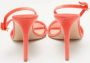 Gianvito Rossi Pre-owned Velvet sandals Red Dames - Thumbnail 4