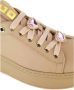 Gio+ Kameel Leren Juweel Sneakers Brown Dames - Thumbnail 4