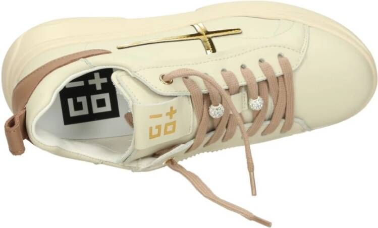 Gio+ Lage Sneakers Beige Dames