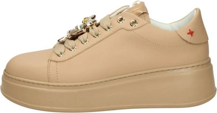 Gio+ Lage Sneakers Beige Dames