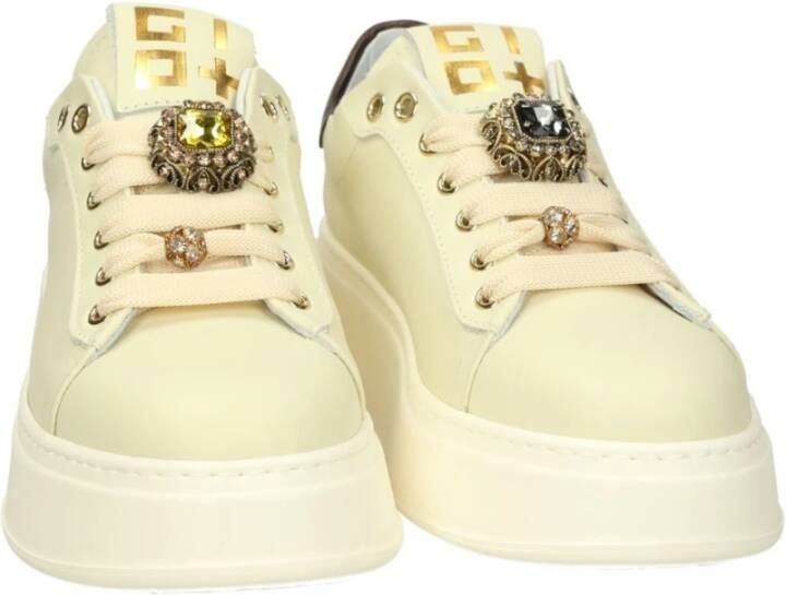 Gio+ Lage Sneakers Beige Dames