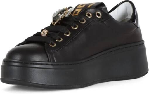 Gio+ Leren Sneakers Pia258A Black Dames