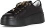 Gio+ Leren Sneakers Pia258A Black Dames - Thumbnail 2