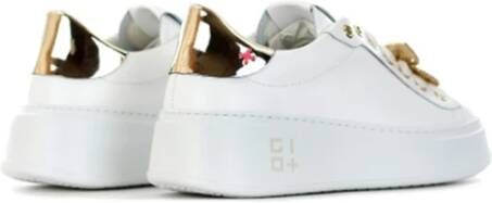 Gio+ Leren Sneakers Pia39 Bianco White Dames