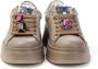 Gio+ Sneakers met Juweeldetail Leer Vrouwen Brown Dames - Thumbnail 3