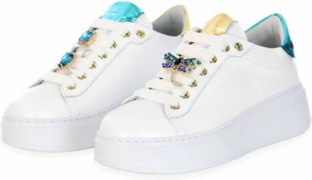 Gio+ Stijlvolle Sneakers voor Mannen en Vrouwen White Dames