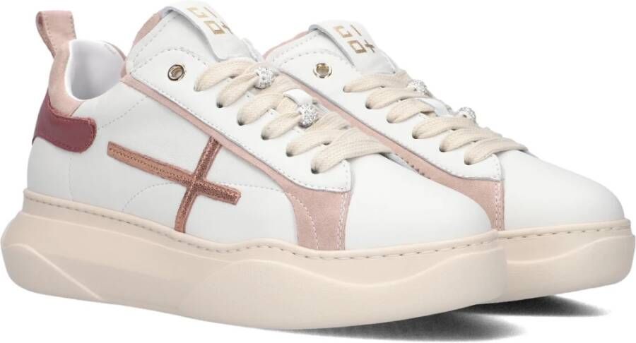 Gio+ Witte Lage Sneakers Giada White Dames