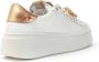 Gio+ Witte leren katten detail platform sneakers White Dames - Thumbnail 2