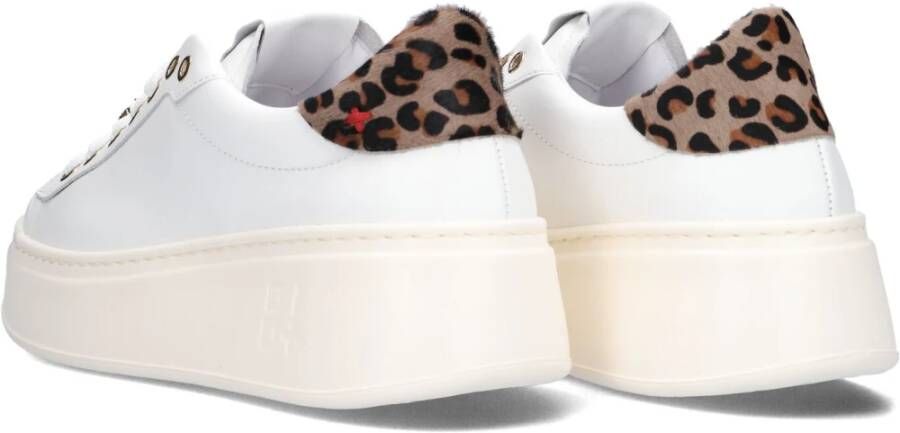 Gio+ Witte Leren Sneakers Pia White Dames