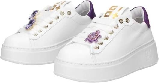 Gio+ Witte Sneakers voor Vrouwen White Dames