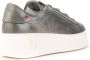 Gio+ Zilveren Leren Sneakers met Decoratieve Details Gray Dames - Thumbnail 2