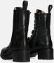 Gio+ Zwarte Veterschoenen met Studs Black Dames - Thumbnail 3