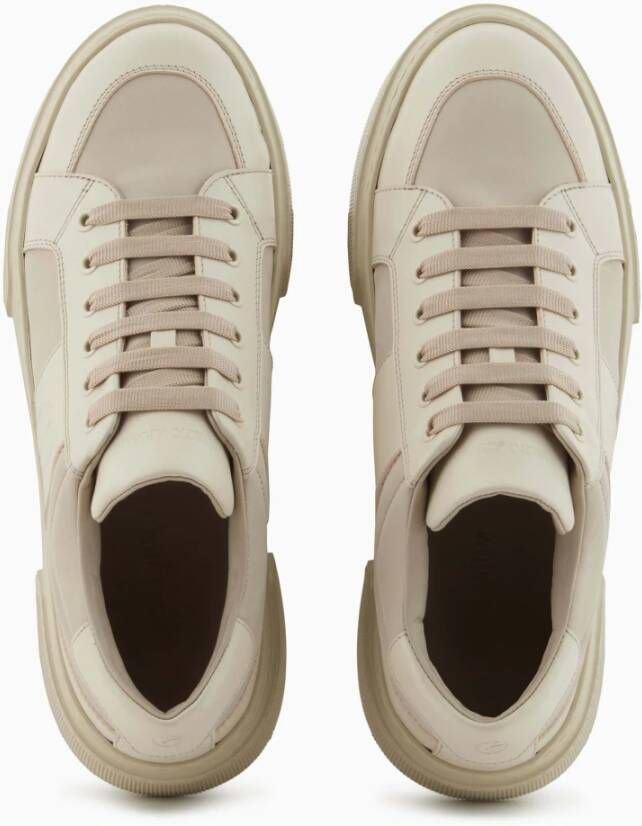 Giorgio Armani Beige Sneaker Beige Heren