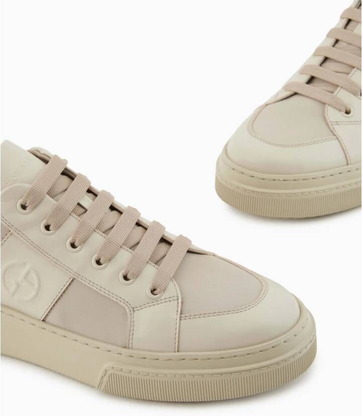 Giorgio Armani Beige Sneaker Beige Heren