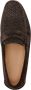 Giorgio Armani Bruine Loafers Elegant Gesloten Platte Brown Heren - Thumbnail 4