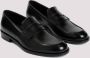 Giorgio Armani Bull lederen loafers zwart Black Heren - Thumbnail 3