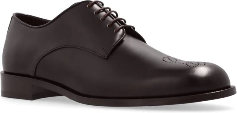 Giorgio Armani Derby schoenen Brown Heren