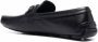 Giorgio Armani Elegante Zwarte Leren Loafers Black Heren - Thumbnail 3