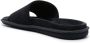 Giorgio Armani Elegante Zwarte Leren Sandalen Black Heren - Thumbnail 3