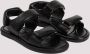 Giorgio Armani Lamsleren Sandalen Black Dames - Thumbnail 3