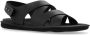 Giorgio Armani Leren sandalen Black Heren - Thumbnail 4