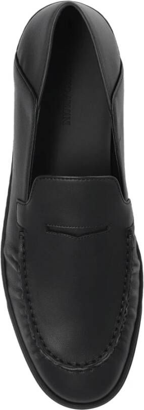 Giorgio Armani Leren schoenen Black Heren