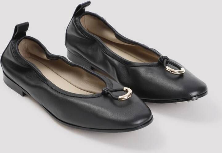 Giorgio Armani Nero Ballerina Schoenen Black Dames