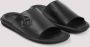 Giorgio Armani Nero Slide Sandalen Black Heren - Thumbnail 3