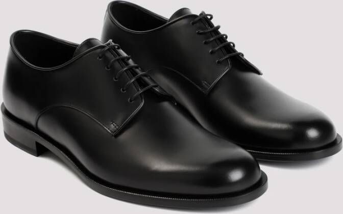 Giorgio Armani Veterschoenen in Zwart Black Heren