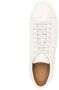 Giorgio Armani Witte Elegante Gesloten Platte Sneakers White Heren - Thumbnail 4