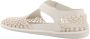 Giorgio Armani Witte Leren Sandalen Gegraveerd Logo White Heren - Thumbnail 3