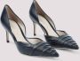 Giorgio Armani Zwarte Leren Pumps Elegante Hakken Black Dames - Thumbnail 3