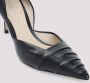 Giorgio Armani Zwarte Leren Pumps Elegante Hakken Black Dames - Thumbnail 4