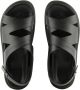 Giorgio Armani Zwarte Elegante Open Platte Sandalen Black Heren - Thumbnail 4