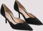 Giorgio Armani Zwarte Katoenen Pumps met Puntige Neus Black Dames - Thumbnail 3