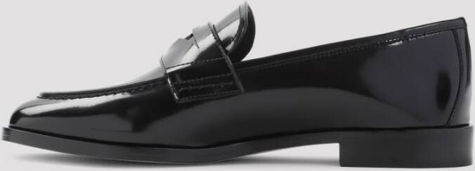 Giorgio Armani Zwarte Loafer Schoenen voor Vrouwen Black Dames