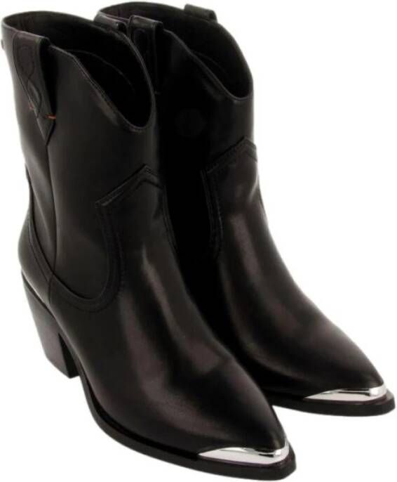 Gioseppo Dames Cowboy Laars Roslyn 70351 Zwart Dames