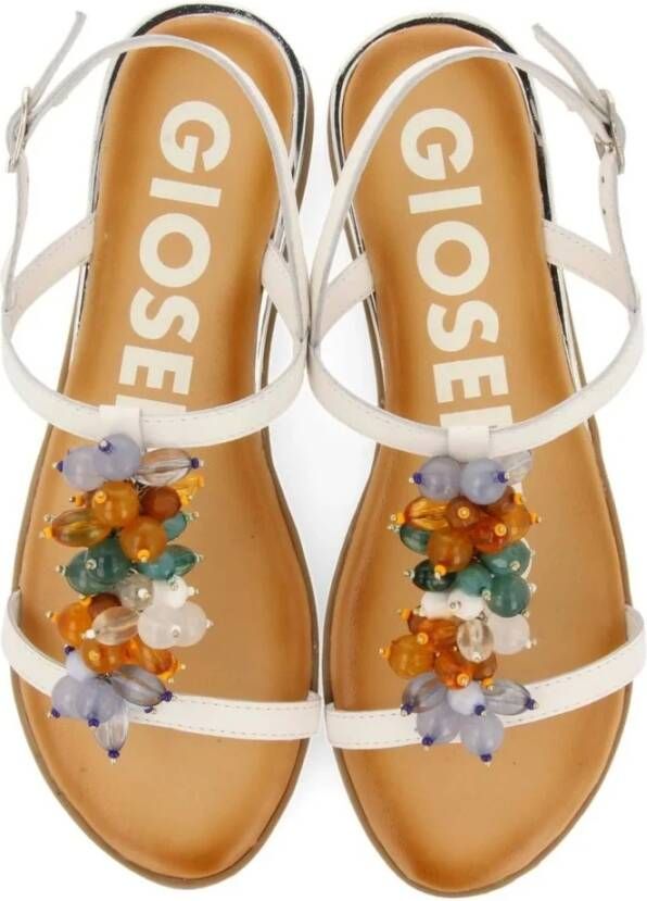 Gioseppo Flat Sandals Wit Dames