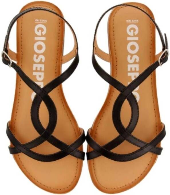 Gioseppo Flat Sandals Zwart Dames