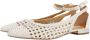 Gioseppo Gevlochten Leren Ballet Flats voor Vrouwen White Dames - Thumbnail 13